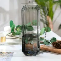 Black-Glass-Octagon-Capsule-Vase-6