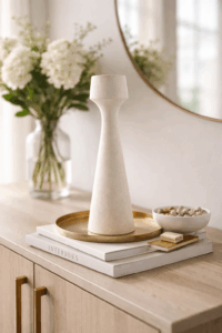 Decoración elegante y minimalista